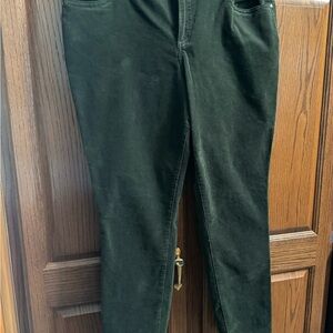 Kut from the Kloth Straight Leg Pants - Dark Green